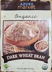ORGANIC Wheat Bran Bedding & Gut-Load for Superworms Mealworms & Feeders