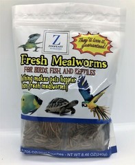 Sterilized fresh Mealworms for birds, fish and reptiles – better than live worms