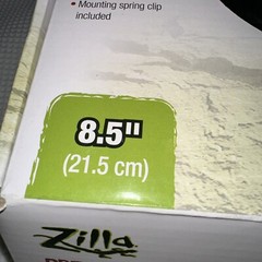 Zilla Premium Reflector Dome Light & Heat 8.5in Black