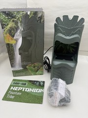 Reptile Water Drinking Fountain w/CI Filtration, Bad Stuff Filter Auto Shut READ