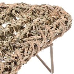 Large Lizard Grass Bed Lounger for Bearded Dragon Rest Gecko Sleeping