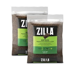 Reptile Terrarium Bedding Substrate Bark Blend, 24 Quart, 2 Pack for Snakes & Li