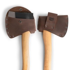 Hide & Drink, Hatchet Head Sheath Holster for 1.5 in. Belts, Axe Head Case, B…