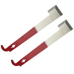 Miokun 2 Pack Steel J Hook Bee Hive Tool Frame Lifter and Scraper for…