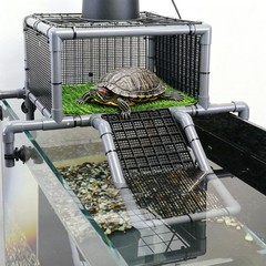 PIESOYRI Extra Large Turtle Basking Platform, RES Dock, Above gray