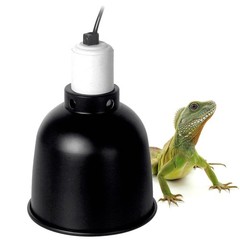 Reptile Light Fixture 5.5 Inch Deep Dome Heat Lamp For UVB UVA Basking