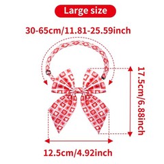 10 PCS Valentines Day Dog Collar Bow Ties Medium Large Adjustable Pet Grooming