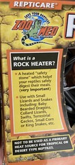 Reptile Zoo Med ReptiCare Rock Heater UL Listed Standard Mini Size New