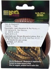 Lee’s Mealworm Bowl – Live Insect Feeder Dish Bearded Dragons, Leopard Geckos