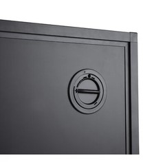 PVC Reptile Enclosure 44x20x20 inch Bearded Dragon Black Habitat 76 Gallon-2pack
