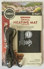 THRIVE 8 WATT SMALL HEATING MAT-ALL REPTILES-TERRARIUMS UP TO 20 GALLONS- NEW