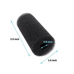 4 Pack Aquarium Pre-Filter Sponges 5.9″ x 2.6 Inch Foam Filter Cartridges