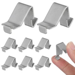 12Pcs Metal Shelf Clip Plated Silver Cabinet Shelf Supports Strong Easy Install