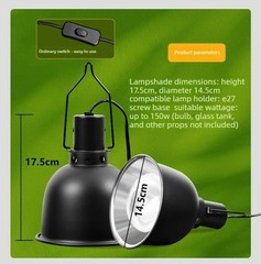 Adjustable Reptile Basking Light Stand for UVA UVB Heating Bulbs Turtle Lizard