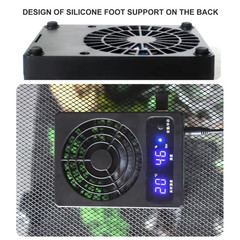 Terrariums Ventilator Cooling Fan Reptiles Tanks Hangable Air Coolers Automatic