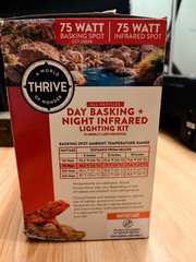 Thrive Reptile Day Basking & Night Infrared Lighting Kit