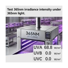 AH-UVCBA Light Meter,Test the UV Index of UVB | UVC,Irradiance Intensity of U…