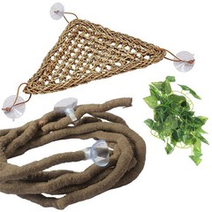 Bearded Dragon Hammock, Bearded Dragon Tank Accessories, Jungle Climber Vines…
