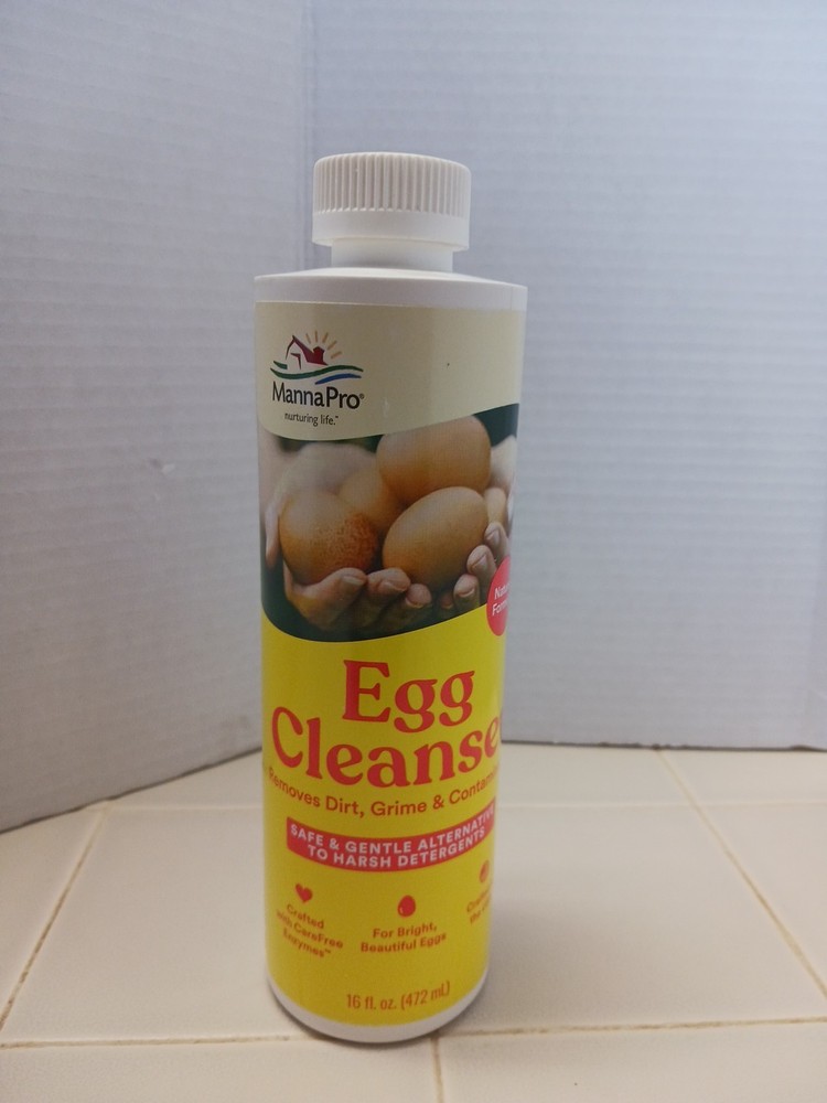 Manna Pro All Natural Egg Cleanser 16 fl. oz , Safe & Gentle USA