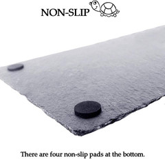 Reptile Basking Platform (7.9 x 11.8 inches), Natural Rock Plate Turtle Food Bow