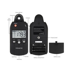 Quantum PAR Meter Full-Spectrum High Precision PPFD Tester for Photosynthetic…