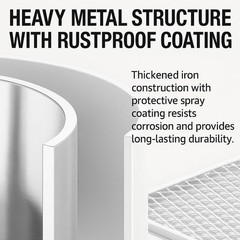 Heavy Duty Metal Turtle Basking Platform 7.87 Inches White Strong Support Design