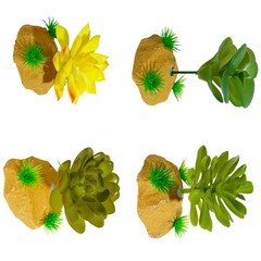 Fish Tanks Grass Landscaped Decoration Terrarium Habitat Decors for Succulents