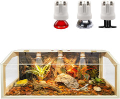 68 Gallon Reptile Terrarium Tank Large 48 Inch Lizard Tank Bearded Dragon Tank w
