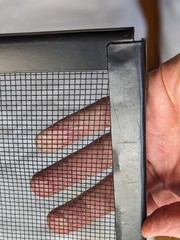 Black metal mesh 10×20″ terrarium lid