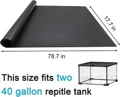 Bearded Dragon Tank Accessories, Reptile Terrarium Carpet Substrate for Leopard