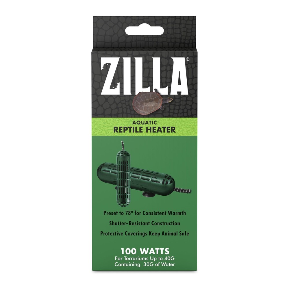 Zilla Aquatic Reptile Heater, Fully Submersible, Auto-shut Off, for Terrarium…