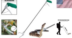 60″ Professional Snake Tongs – Stainless Steel, Safe & Durable Handling Tool