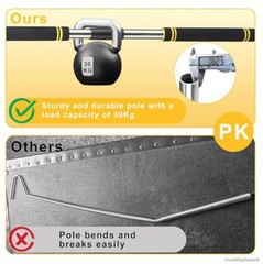 Stainless Steel Snake Hook Extendable 52-79 Inch Reptile Catcher Handle Safety