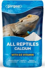 Gargeer Reptile Calcium Powder w/ Vitamin D3 – 4oz