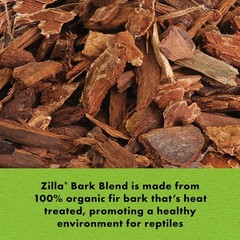 Reptile Terrarium Bedding Substrate Bark Blend, 24 Quart, 2 Pack for Snakes & Li