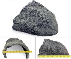 Rock Cave Habitat Hidden for Reptile and Amphibians.Terrarium & Aquarium Decor