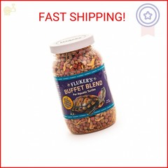 Fluker’s Buffet Blend Aquatic Formula, Turtle Food with Freeze, Dried Shrimp, Me