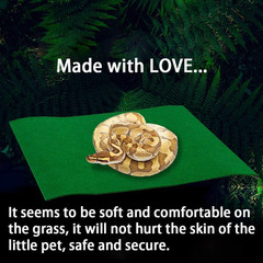 Reptile Carpet 39.4 X 19.7 Terrarium Bedding Substrate Liner Reptile Mat Tank Ac