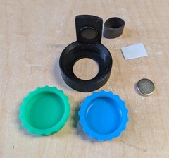 silicone food & 3D printed magnetic food dish holder for geckos reptile