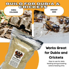 TC INSECTS 5 lb Insect Chow for Roaches & Crickets Balanced Protein