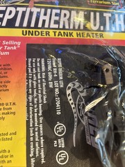 Reptitherm Under Tank Heater Pad 10-20 Gallon Reptile Terrarium RH-40 NEW SEALED