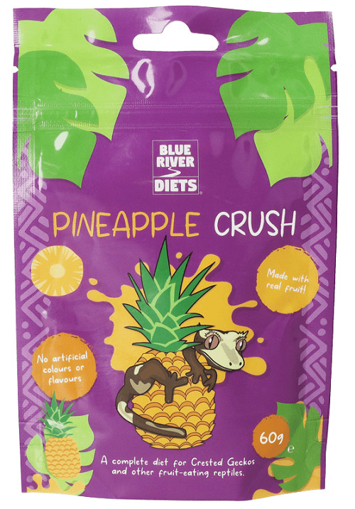 BLUE RIVER DIETS – PINEAPPLE CRUSH 60G – COMPLETE DIET FOR CRESTED GECKOS