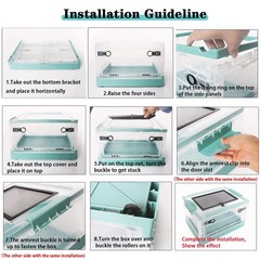Large Snake Reptile Tank Amphibians Habitat Cages Sliding Screen Top for Liza…