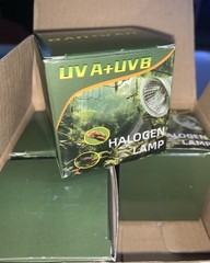 4 Pack 75W UVA UVB 3.0 Reptile Light Bulbs Heat Lamp Bulbs for Reptiles