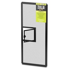 30 x 12 Black Screen Cover with Locking Hinged Door for Reptile Habitat