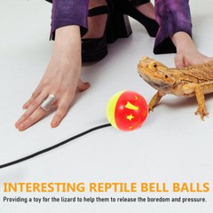 7 Pcs Bearded Dragon Tank Accessories Lizard Toy Ball Chinchilla Toys Reptile