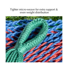 PNAEUT Handwoven Mayan Hammocks for Outside, Handwoven Thick Soft Rope Double…