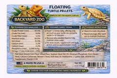 Floating Turtle Pellets for Aquatic Turtles, 4 oz