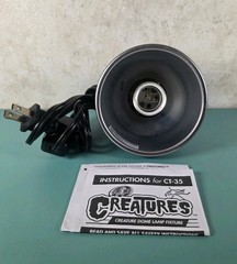 Zoo Med Creatures Dome Lamp Fixture 3 1/2 Inch 40 Watt Max