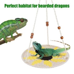 Reptile Hammock,Bearded Dragon Accessories for Habitat Leopard Gecko Tank Acc…